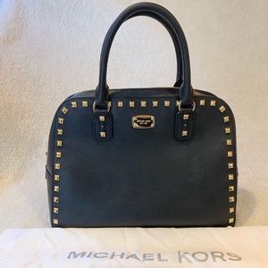Michael Kors - Sandrine Stud Leather Satchel